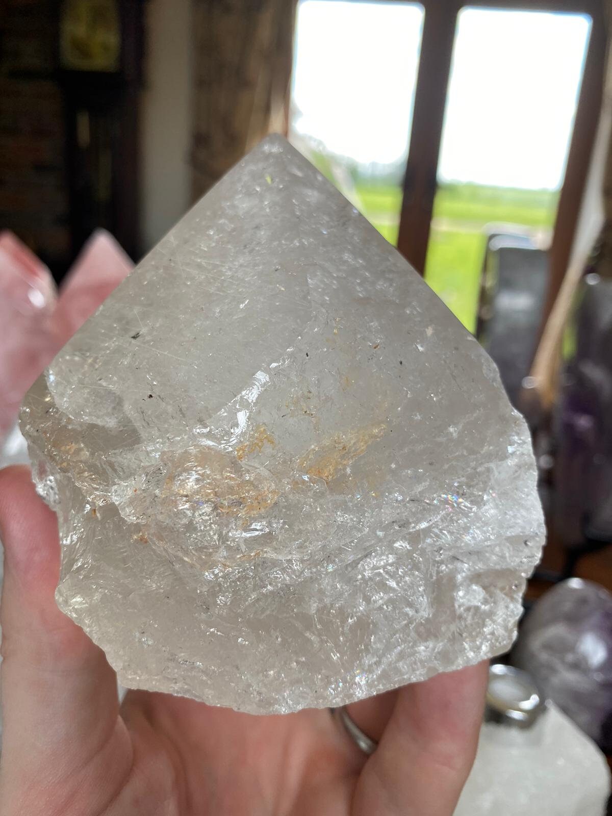 【クリアクォーツ(水晶)】非常に高い波動を持つレアなタワー型 3